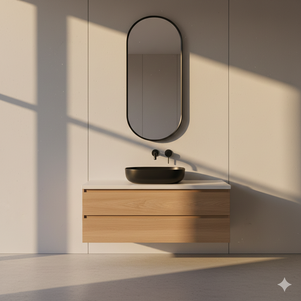 Space Concrete sink - Pill design